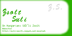 zsolt suli business card